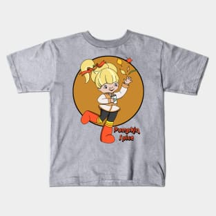 Cartoon Baristas - Pumpkin Spice Kids T-Shirt